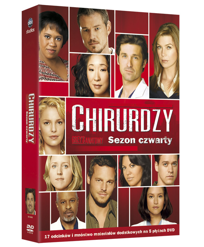 Okładka DVD 4. sezonu "Chirurgów"