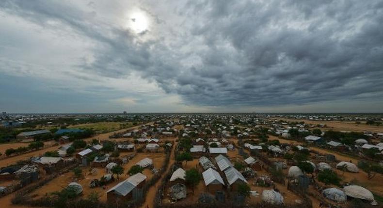 Part of the eastern sector of the IFO-2 camp in the sprawling Dadaab refugee camp