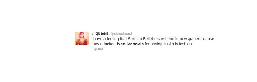 Korisnica "Queen" ocenila je da će se srpski fanovi zvezde naći u novinama