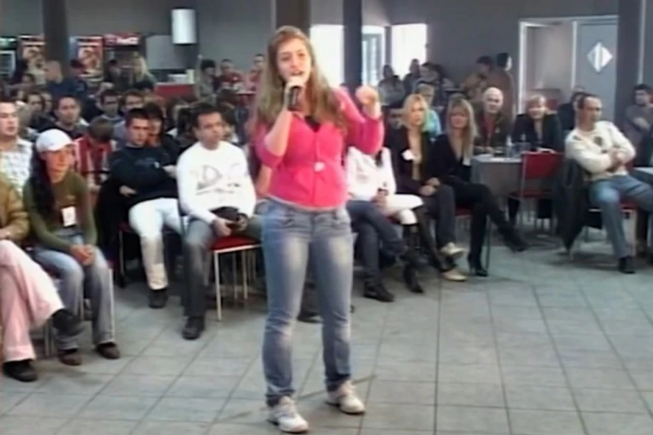 Nikolina Kovač na audiciji za Zvezde Granda 2010.