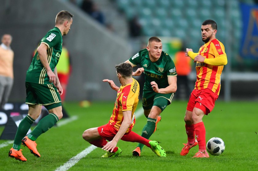 Pilka nozna. Ekstraklasa. Wisla Krakow - Slask Wroclaw. 09.03.2018