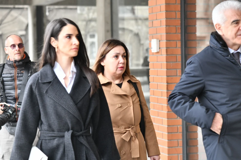 Miljana Kecmanović na jednom od ročišta