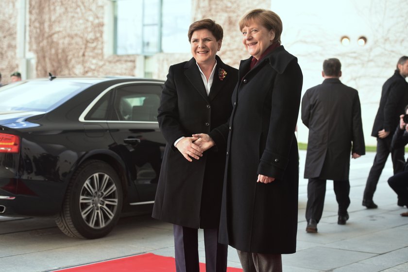 Beata Szydło i Angela Merkel