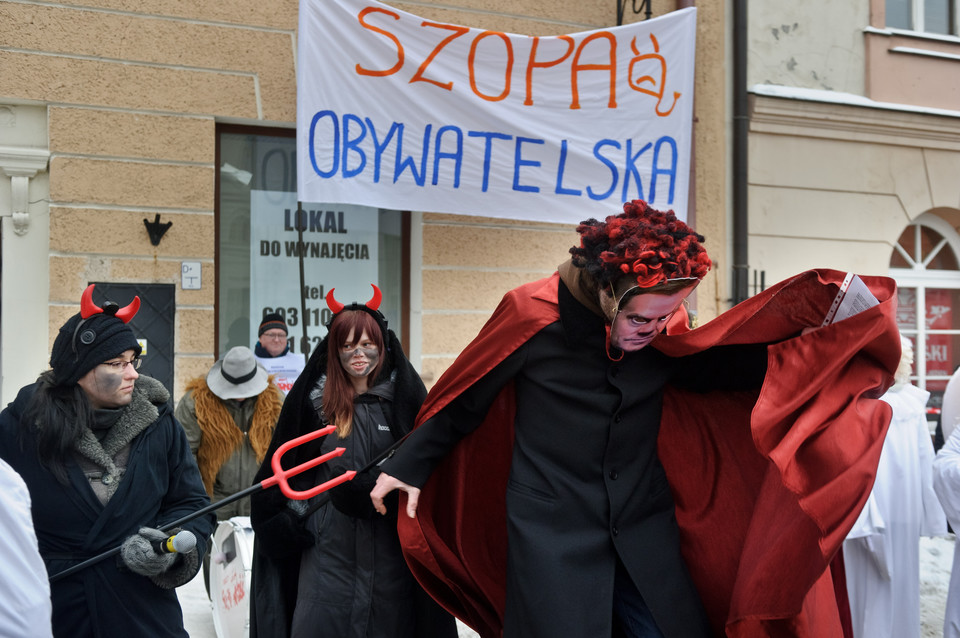 Happening "Lublin Szopa Obywatelska"