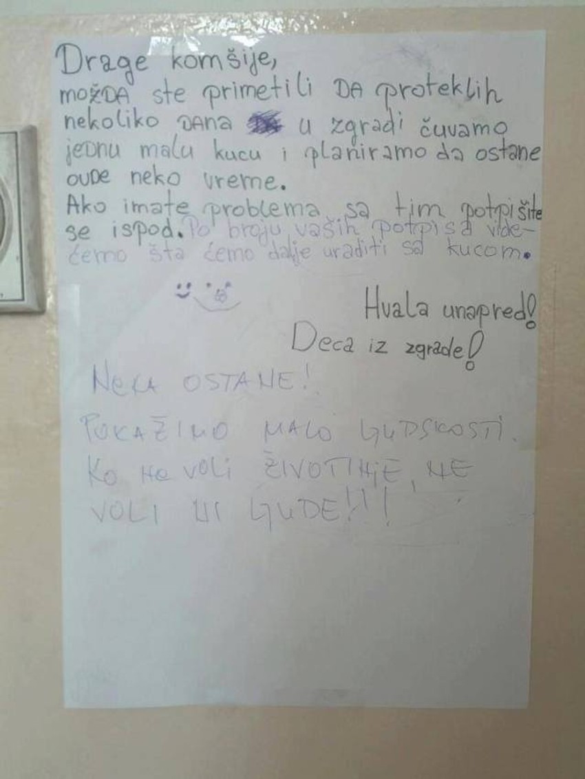 Potrebna je samo dobra volja