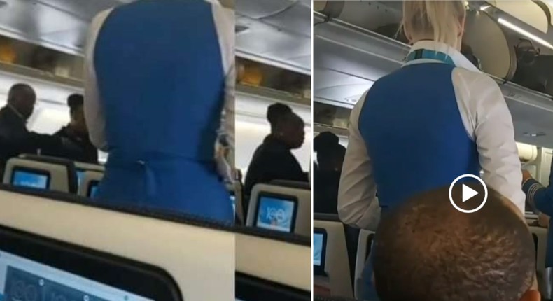 “Do you think I am your mate? – Angry elderly man shouts at air hostess (video)