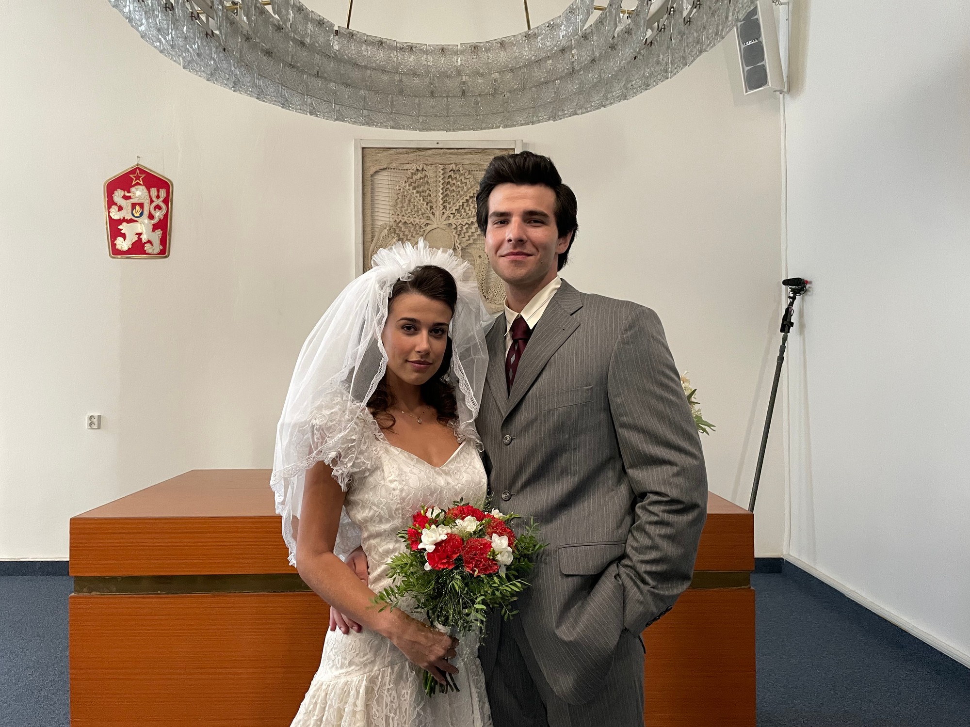 Adriána Brnčalová a Kristián Baran v seriáli Sľub.