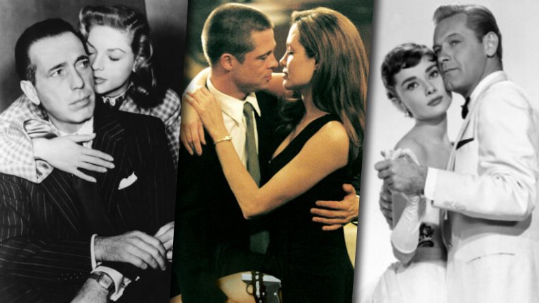 Humphrey Bogart i Lauren Bacall, Brad Pitt i Angelina Jolie, Audrey Hepburn i William Holden