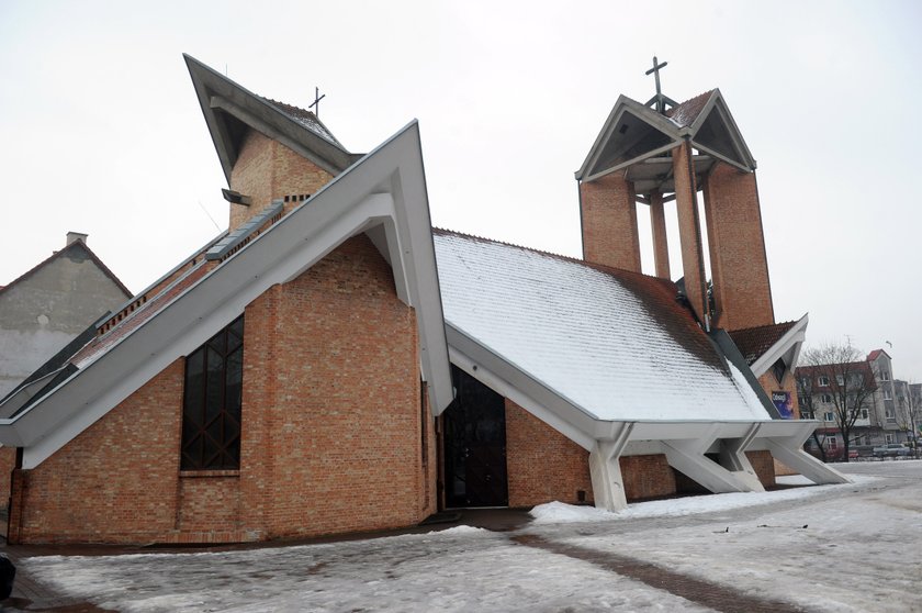 Kosciół Miłosierdzia Bożego w Elblągu. Dźwięk jego dzwonu jest utrapieniem dla mieszkańców