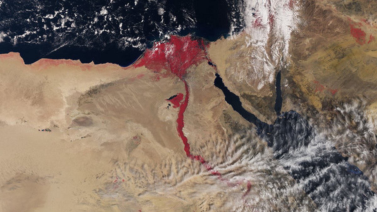 Biblijna Księga Wyjścia opisuje dziesięć plag, jakie Bóg zesłał na faraona, aby ten zgodził się wypuścić Izraelitów z Egiptu. Jedną z nich miała być przemiana wód w Nilu i całej wody w Egipcie w krew. Satelita ESA uchwyciła coś, co dało do myślenia naukowcom. Nil ponownie przybrał krwistoczerwony kolor...