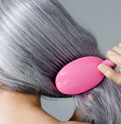 graues Haar