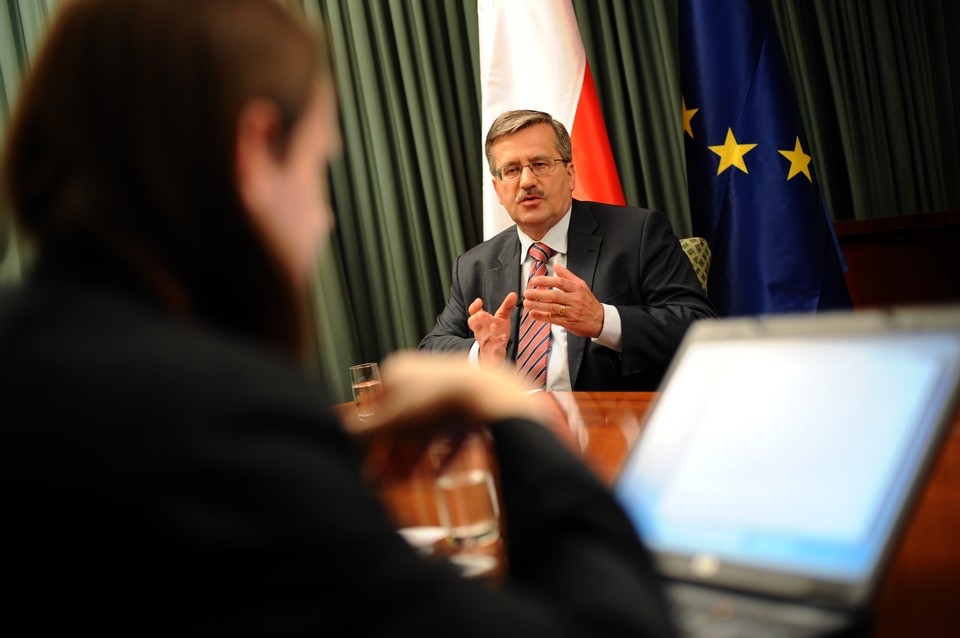 WARSZAWA KOMOROWSKI WYWIAD Z BLOGERAMI