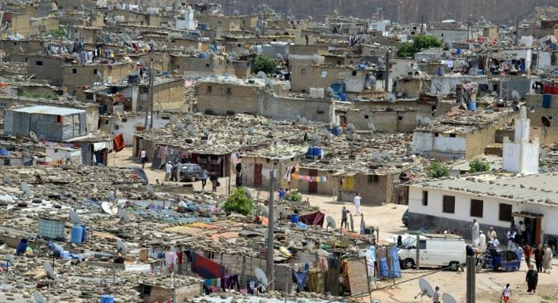 Sidi Moumen shantytown is seen in 2013 in Casablanca, Morocco, a country where almost 5.3 million people live under the threat of falling back into poverty due to their socio-economic conditions, according to the World Bank
