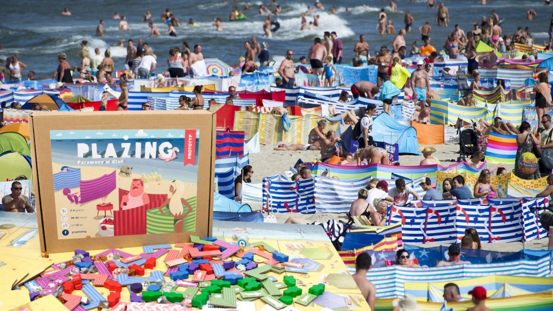 Parawany na plaży zainspirowały twórcę polskiej gry planszowej