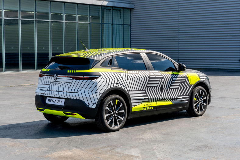 Renault Megane E-Tech Electric - egzemplarz przedprodukcyjny