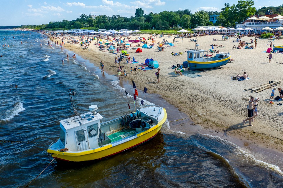 Plaża w Sopocie