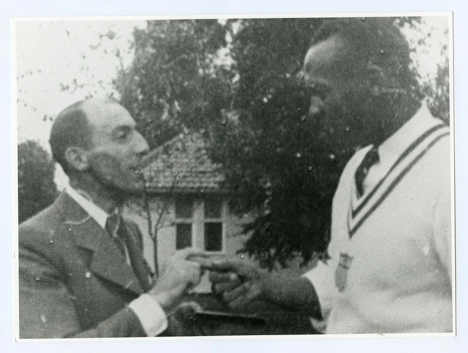 Štukelj i Džesi Ovens | Foto: Dolenjski muzej