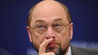 Martin Schulz, duża twarz