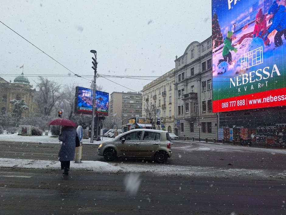 Ne prestaje da veje u Beogradu