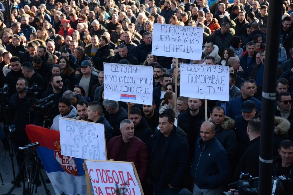 Protest u Štrpcu