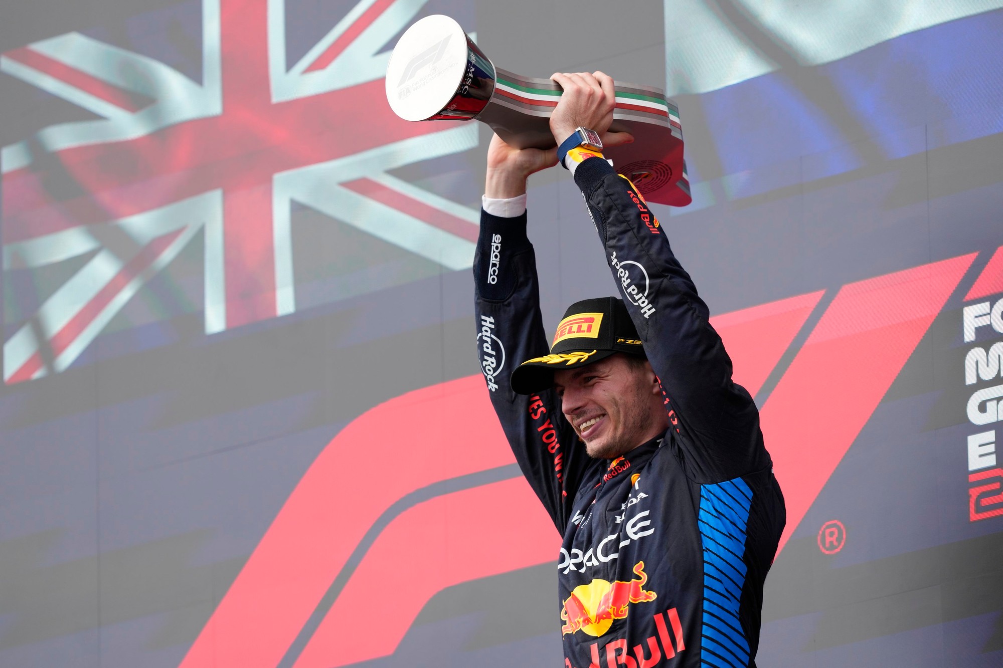 Veľká cena Emilia Romagna: Holandský jazdec Max Verstappen (Red Bull).