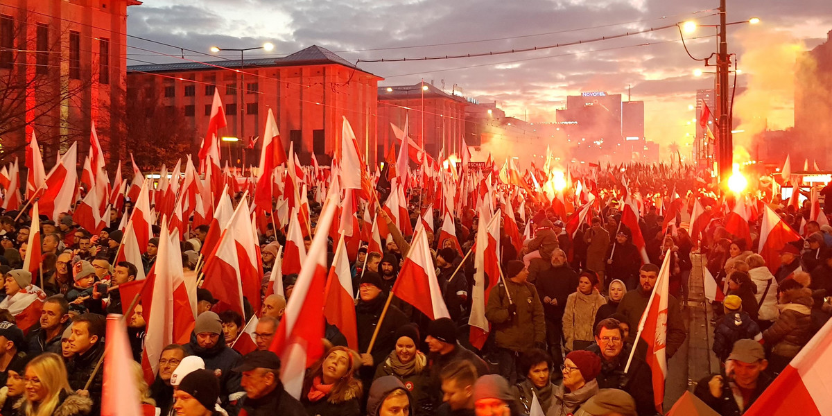 Ile osób było na Marszu Niepodległości? Ogromne rozbieżności w szacunkach