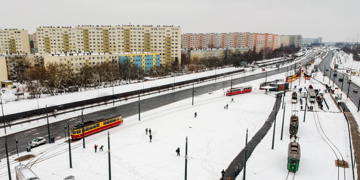 Parada tramwajów w Łodzi 