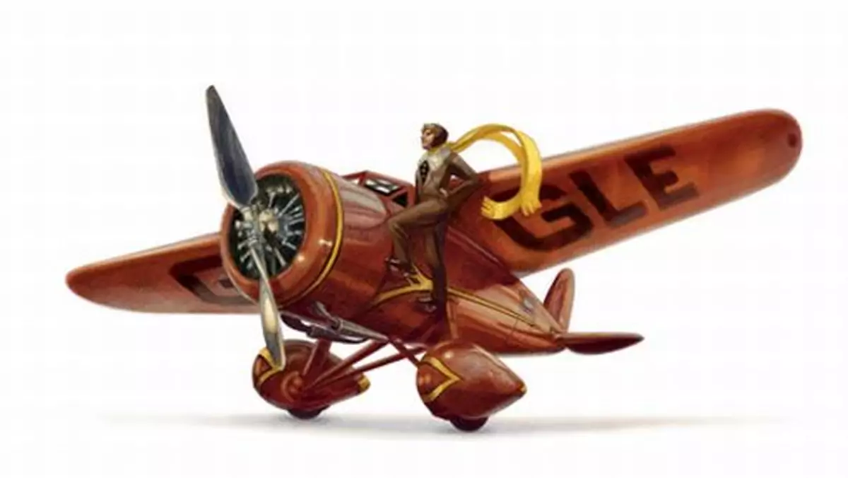 Google Doodle z Amelią Earhart. Zobacz gry z jej udziałem