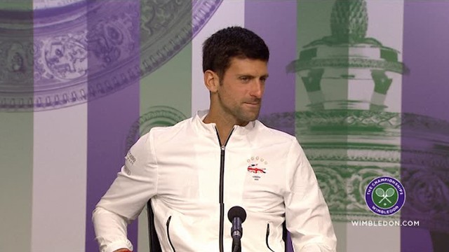 Novak Djokovic izjava Vimbldon