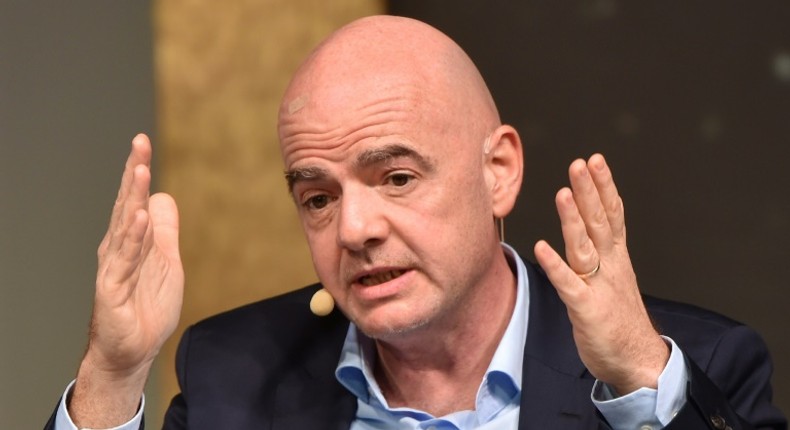 Gianni Infantino (pictured Feburary 2020), in charge of FIFA since 2016, is the subject of an investigation over suspected collusion between him and a Swiss attorney general, who resigned over his handling of a corruption investigation into FIFA