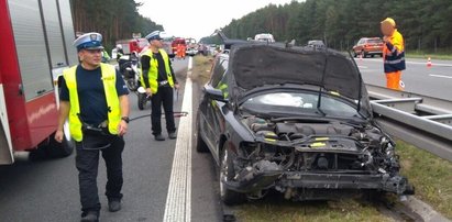 Groźny wypadek na A4. Czworo młodych ludzi w szpitalu