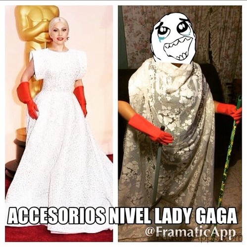 Lady Gaga królową oscarowych memów