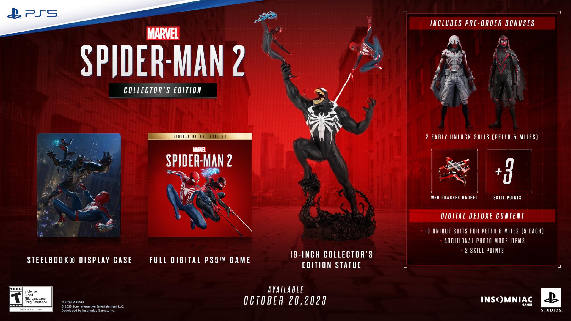 Zberateľská edícia Marvel's Spider-Man 2.