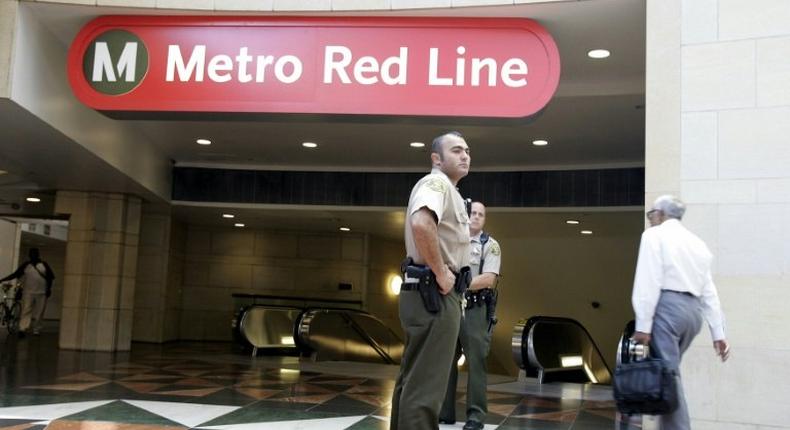 Security has been boosted across the Los Angeles metro following a call threatening to blow up one of the busiest stations in the network