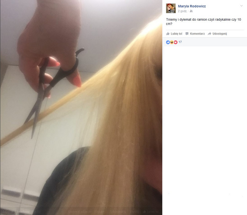 Maryla Rodowicz ścina włosy