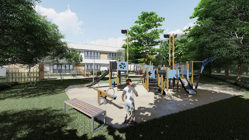Dzieci będą miału tu do dyspozycji piękne place zabaw