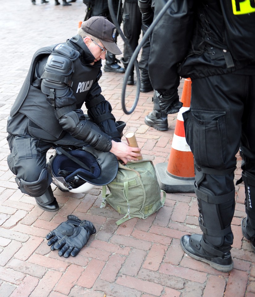 "Solidarność" protestuje przed Sejmem