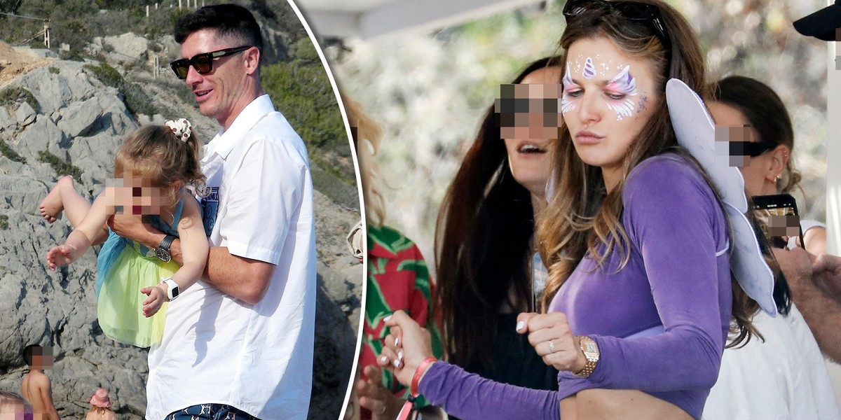 EXCLUSIVE: Robert Lewandowski and his wife Anna Lewandowska celebrate the 3rd birthday of their daug