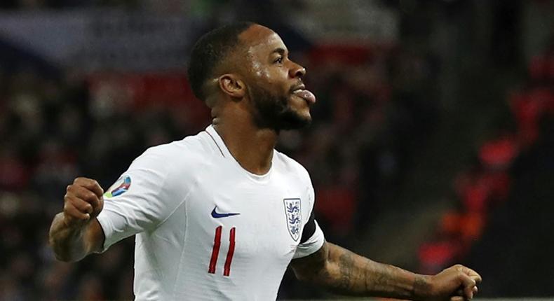 Hat trick hero: Raheem Sterling scored three of England's five goals against the Czech Republic