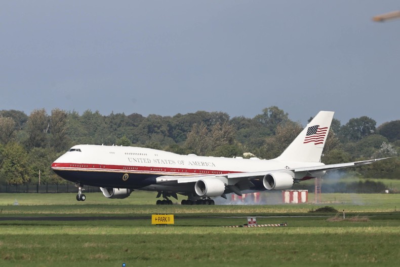 Trump accepted the luxury business jet previously used by the Qatari royal family as a gift from Qatar in May 2025, saying he'd be stupid to turn it down. After the plane was retrofitted to serve as Air Force One, the aircraft became known as the VC-25B Bridge and will serve as an interim presidential aircraft until Boeing's new VC-25Bs are delivered.In its first few months flying the president, the VC-25B Bridge has been the subject of security concerns and operational mishaps, such as the accidental deployment of its emergency slide on the tarmac at Joint Base Andrews in September.New VC-25B Air Force One planes, based on the Boeing 747-8i, are now expected to be ready by 2028 after years of delays. Boeing has already lost over $2 billion on the project due to various manufacturing and supply-chain issues.US presidential jets are operated by the Presidential Airlift Group out of Joint Base Andrews in Maryland.