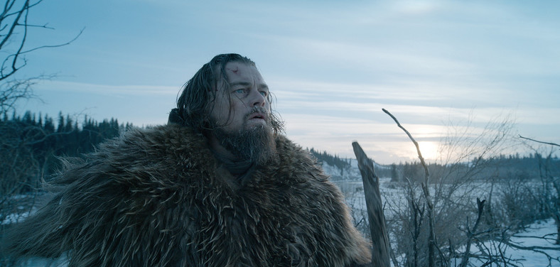 Leonardo DiCaprio jako Hugh Glass w "Zjawie"