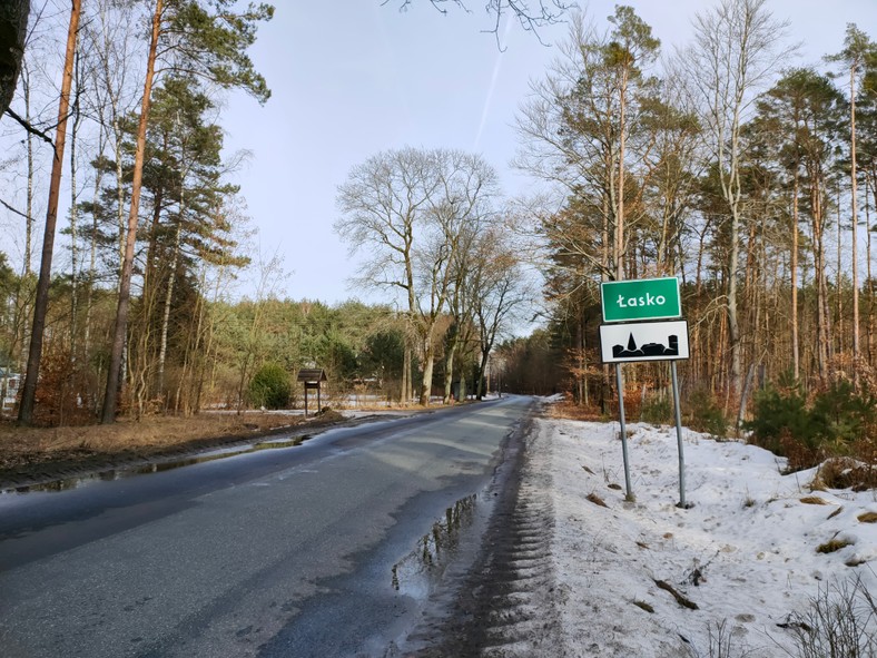 Wieś Łasko. To tu miało dojść do porwania ofiary. 