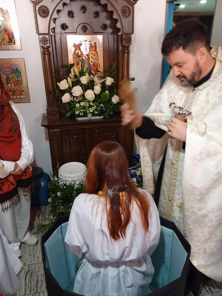 Pravoslavno krštenje u Kolumbiji