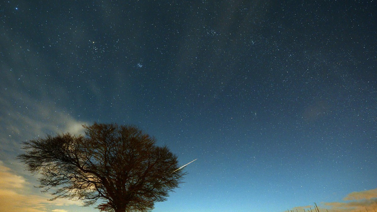 geminidy meteor deszcz meteorów