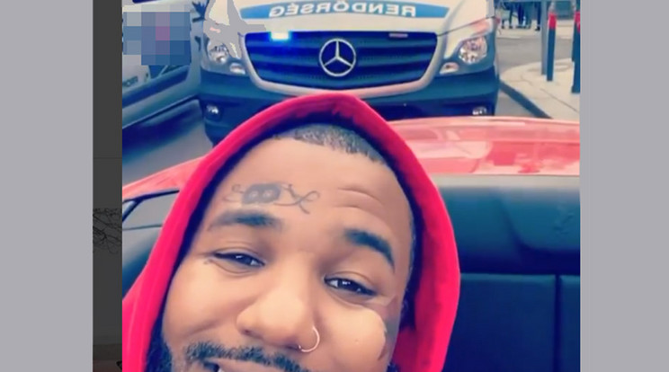 The Game az amerikai rapper Budapest utcáin egy Ferrarival