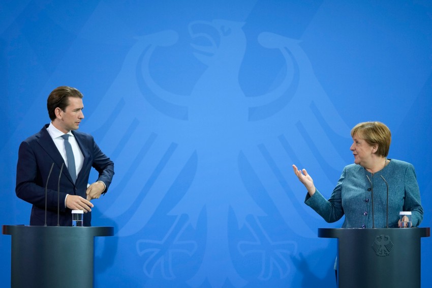 Sebastijan Kurc i Angela Merkel