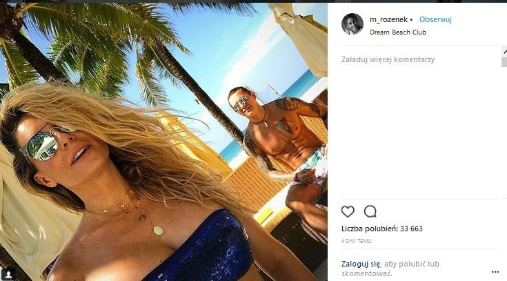 Małgorzata Rozenek i Radosław Majdan na wakacjach