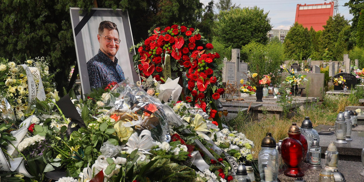 Zastrzelony w Poznaniu Konrad D. spoczął na łódzkim cmentarzu św Anny.