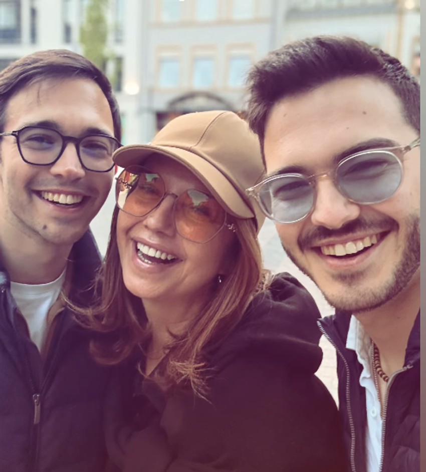 Nataša Ninković sa sinovima