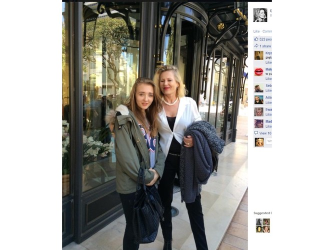 Karolina Jungowska i Grażyna Szapołowska